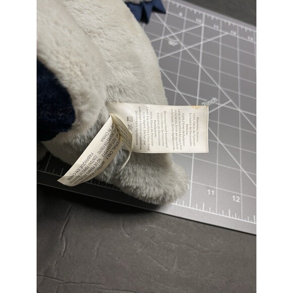 Lambs & Ivy Baby Dino Blue/Gray Plush Dinosaur Stuffed Animal Toy Plush Spike - Picture 9 of 10